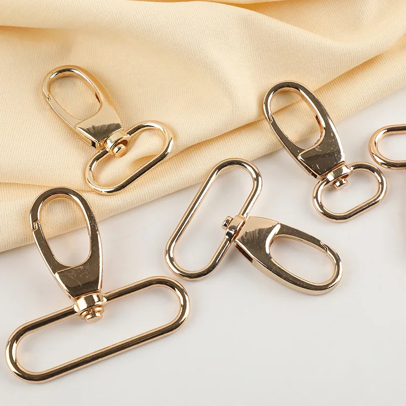 20pcs 32mm Metal Buckles for Bag Strap Dog Collar Webbing Swivel Trigger Snap Hook DIY Handbag Bag Hanger Connector
