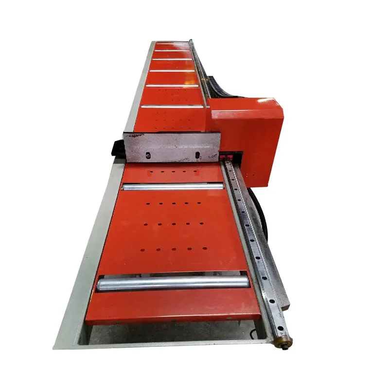 Aluminum numerical control positioning frame Feeding frame Cutting machine shelf Double track weighting roller