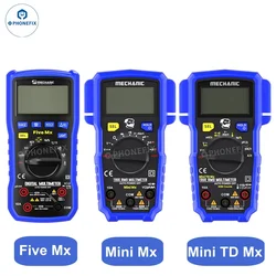 MECHANIC Five Mx Digital Multimeter 20000 Counts Voltage Resistance Meter AC/DC Current Meter With LCD Backlight NCV Multimeter