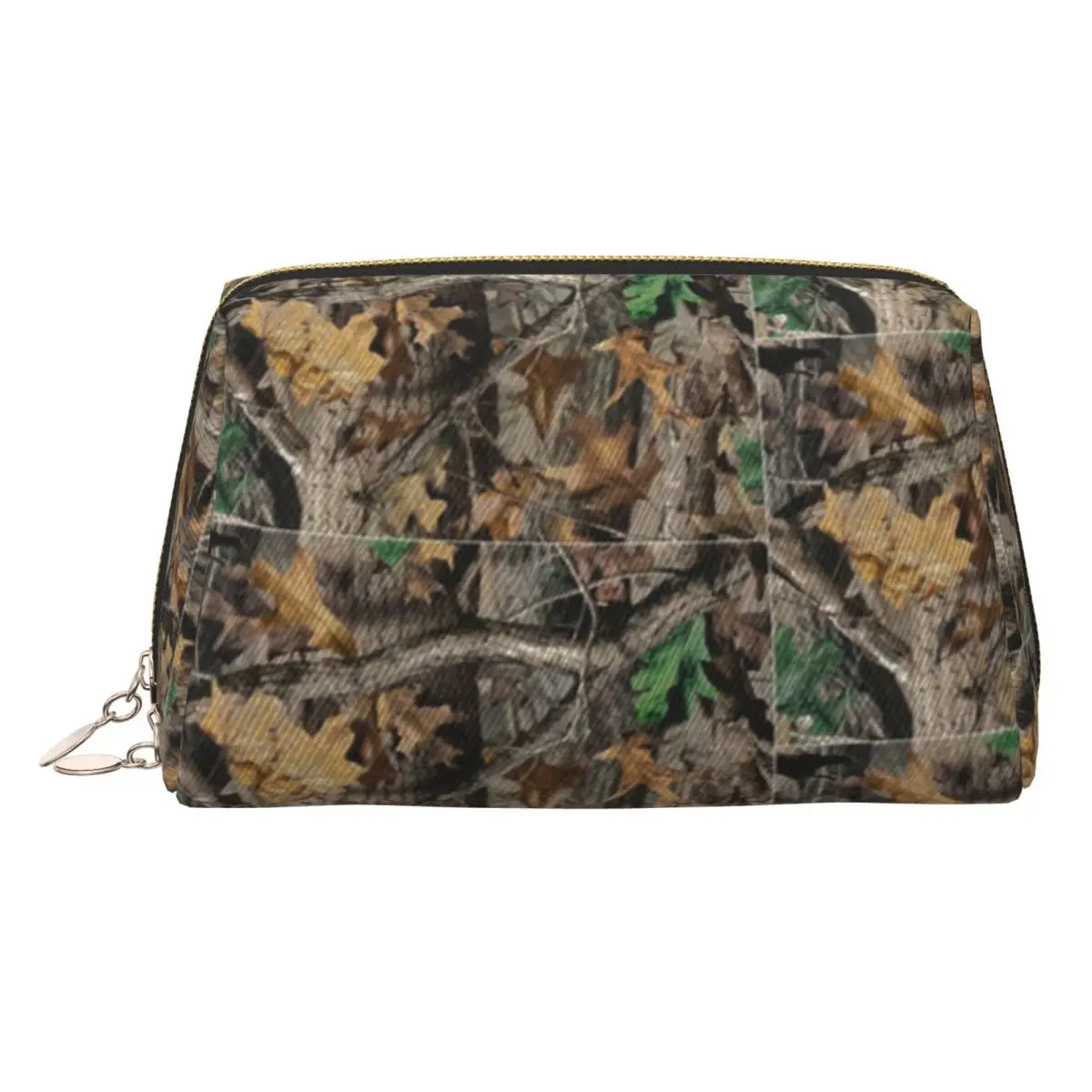 Real Tree Hunting Camo Camouflage Military Women Cosmetic Bag Travel Makeup Organizer Pouch Toiletry Storage Dopp Kit Box