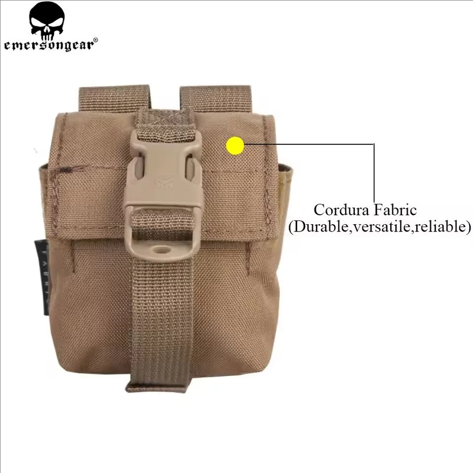 Emersongear-LBT Style Single Frag Grenade Pouch, Airsoft Combat Molle, EM6369