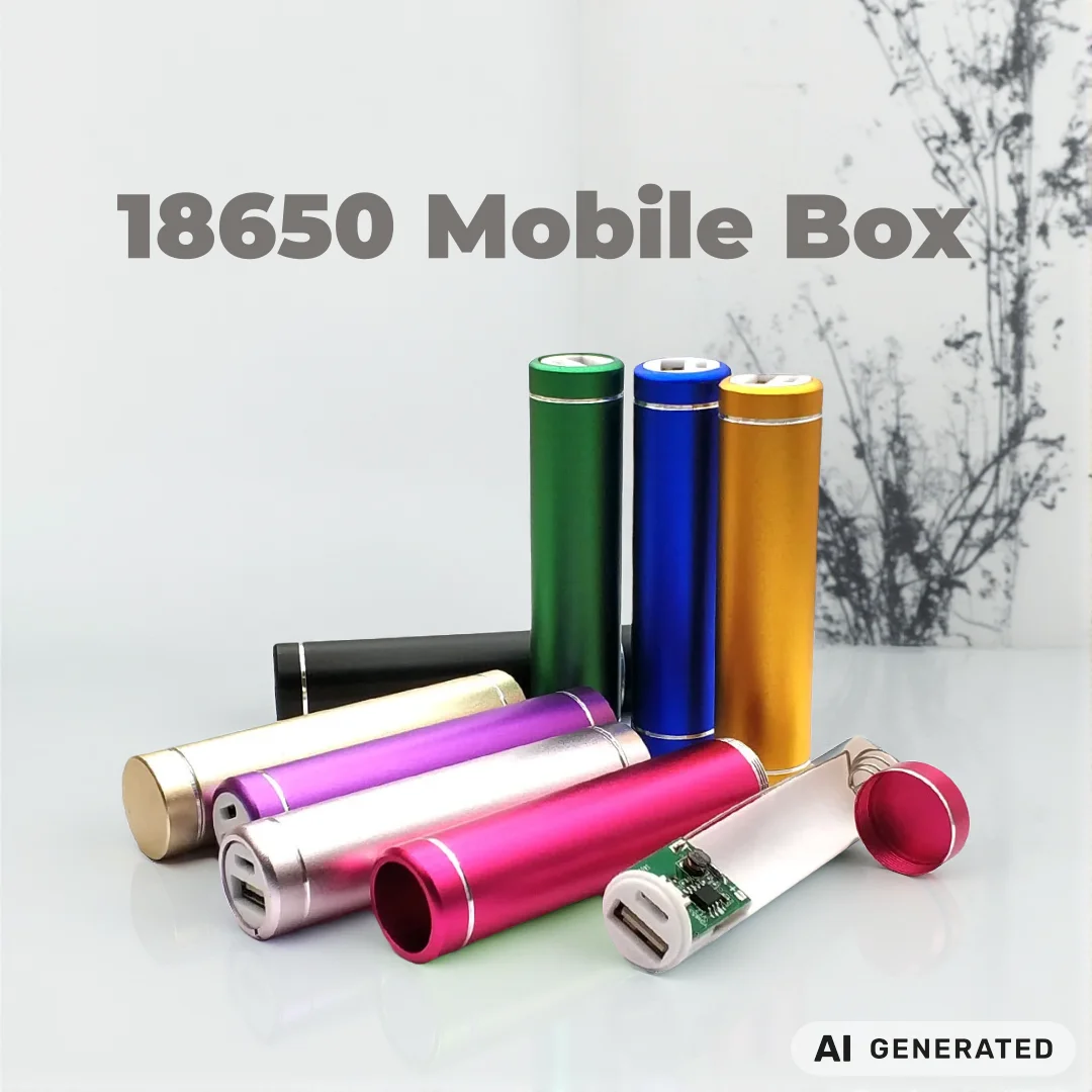 Portable Multicolor USB 5V/1A Power Bank Case 18650 Suite Battery External DIY Charge Box Kit Universal Cell Phones Free Welding