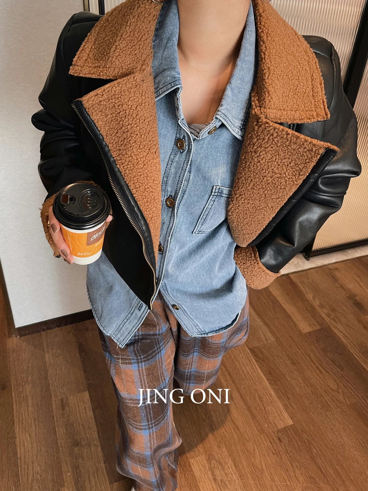 Leather Fur Jackets Coat Woman Clothing 2023 Autumn Fashion Korean Style Vintage Y2k Luxury Elegant Outerwear Winter Parkas New