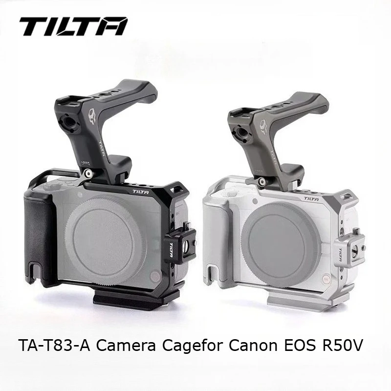 TILTA TA-T83-A Complete Camera Rig Set for Canon EOS R50V, NATO Top Grip for Portrait & Landscape Shooting and Live Broadcast