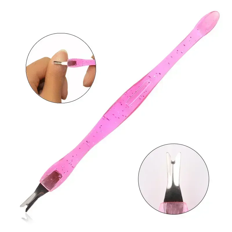 

Professional 1/5Pcs Pink Dead Skin Nail Cuticle Pusher Set