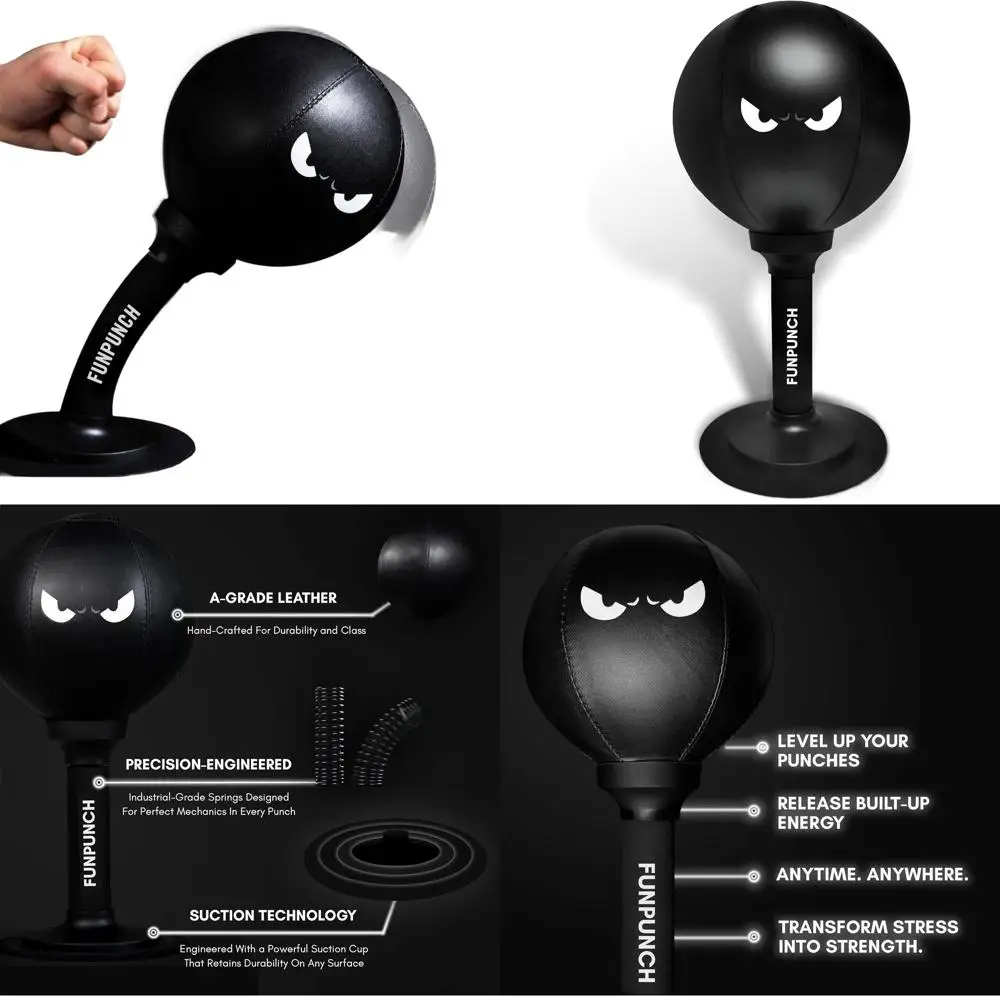 

Rage Bag, Desktop Punching Bag | Desk Punching Bag Stress Relief, Fun Punch Rage Bag by Fun Punch Punching Bags