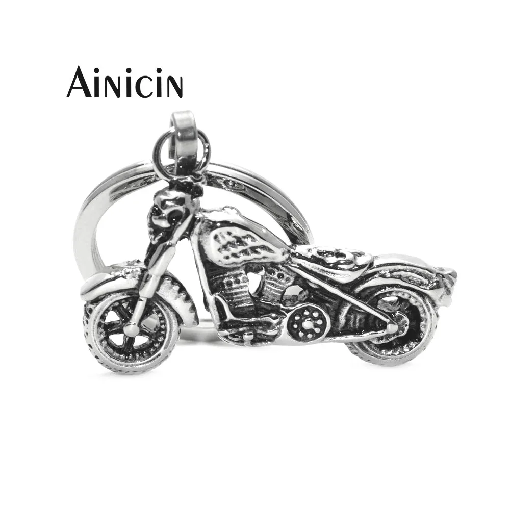 Punk Style UPB 316L Stainless Steel Motorbike Key Chains Motorcycle Keychain For Men Jewelry