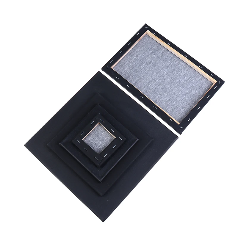 Blank Square Artist Canvas For Oil Painting Wooden Board Frame For Primed Oil Acrylic Paint 1pc