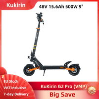 KuKirin G2 Pro (VMP) Electric Scooter 48V 15.6Ah Battery 500W Motor 9 Inch Vacuum Wheels All-terrain Tires Dual Suspension
