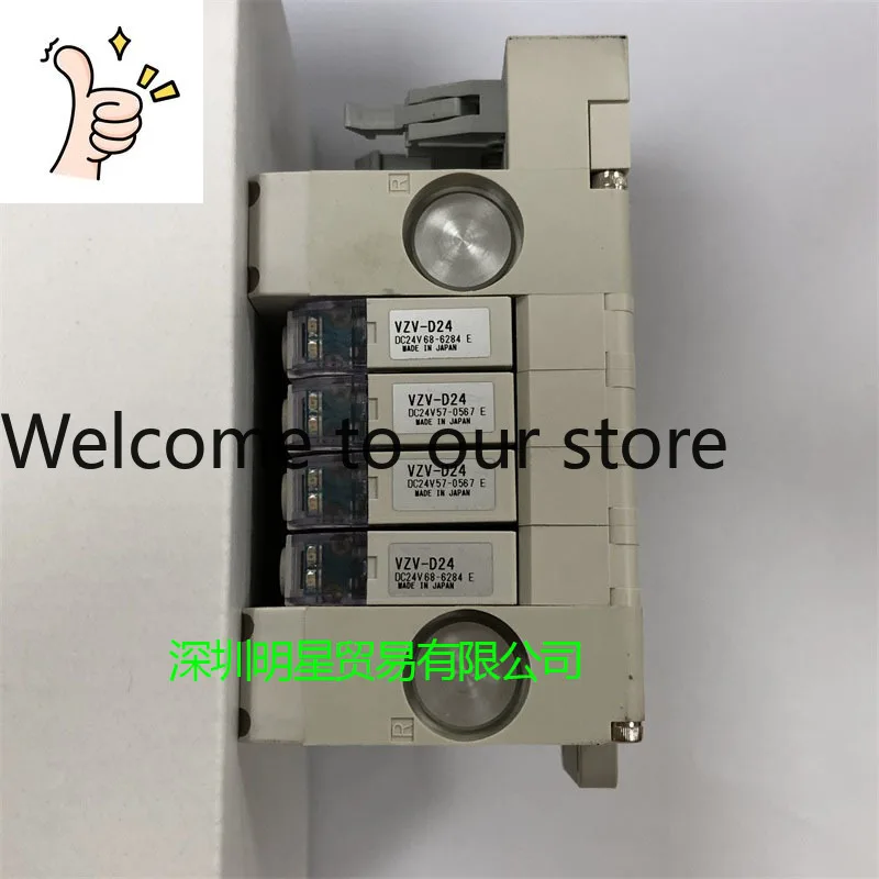 Juego de válvulas solenoides originales y genuinas del generador de vacío PISCO japonés VZE10-61S-D24-M04-F