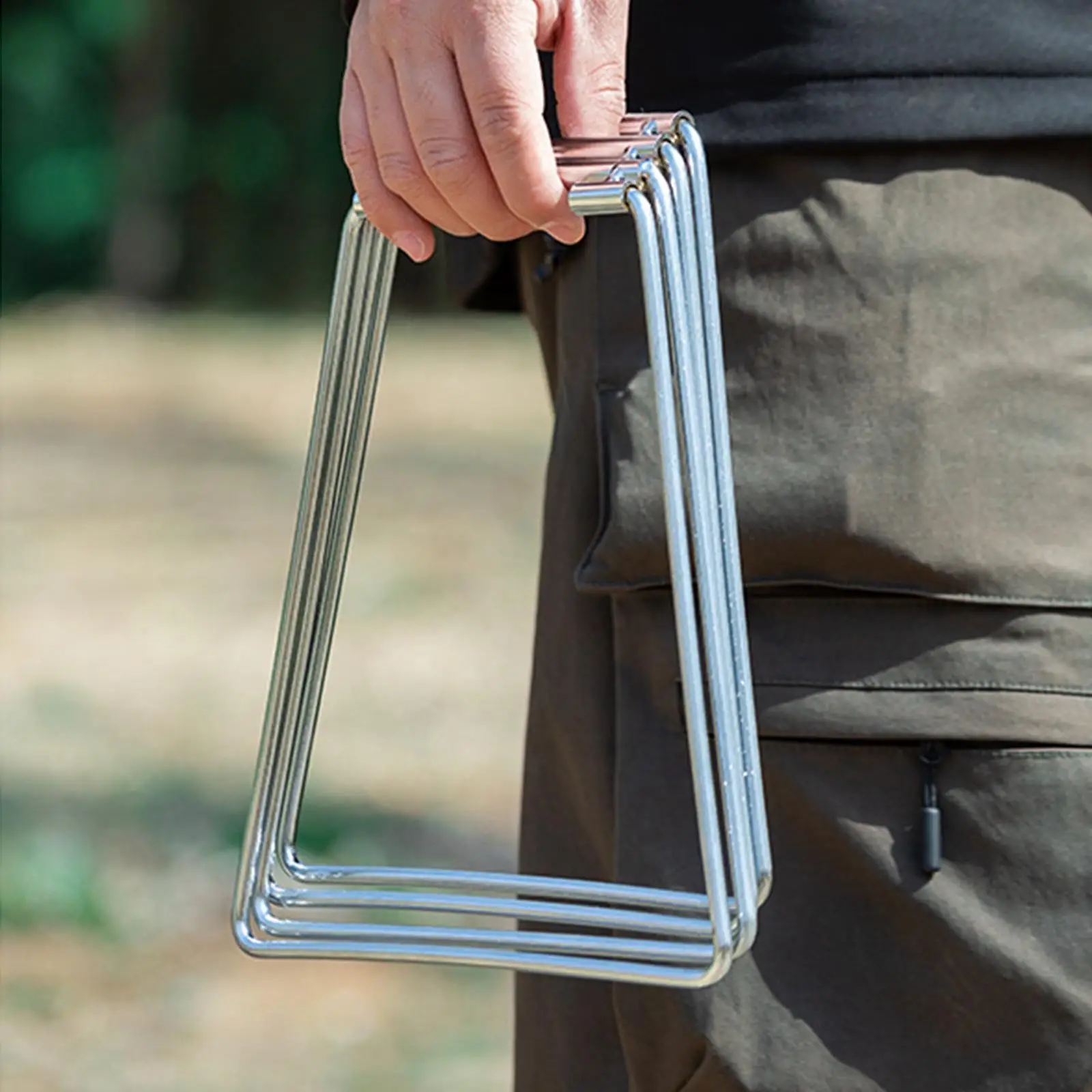 Folding Cooler Stand for Outdoor Activities Compact Portable Multifunctional Sturdy with Storage Pouch Lightweight Ice Box Stand