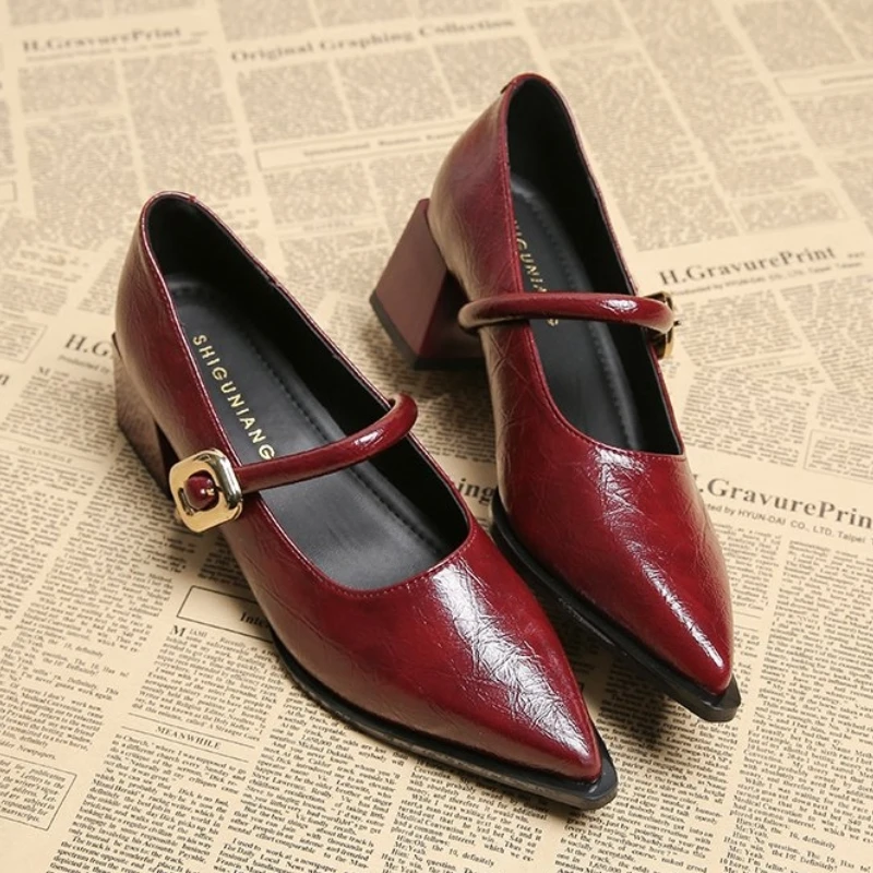 エレガントなハイヒールの女性の靴分厚い浅いヒールサンダル夏 2025 パーティー高級ブランドの靴は新しい Mujer デ Zapatillas