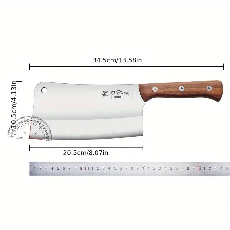 1PC Forged Boning Knife, High Carbon Stainless Steel High Hardness Kitchen Knife, Multi-Purpose Meat Cutter, Butcher's Knife Bon