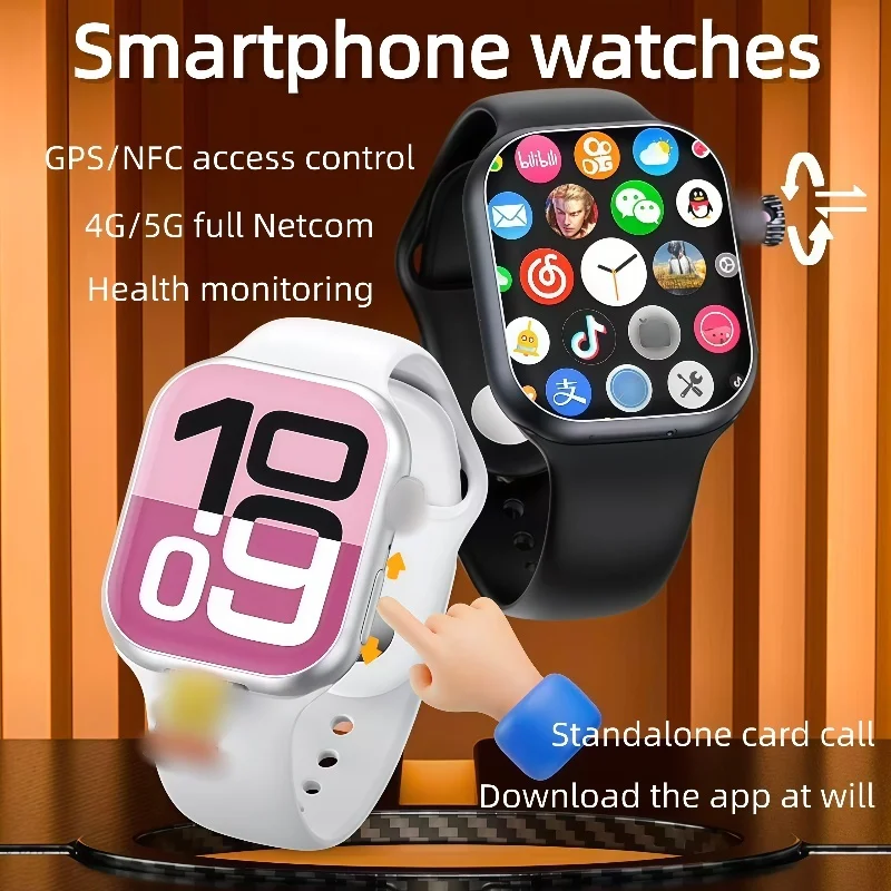

CD20 Smartwatch 5G Android 256GB Storage 4G/5G LTE Sim Card GPS WIFI 2.29 inch 1600mah Smart Watch With Rotary Camera