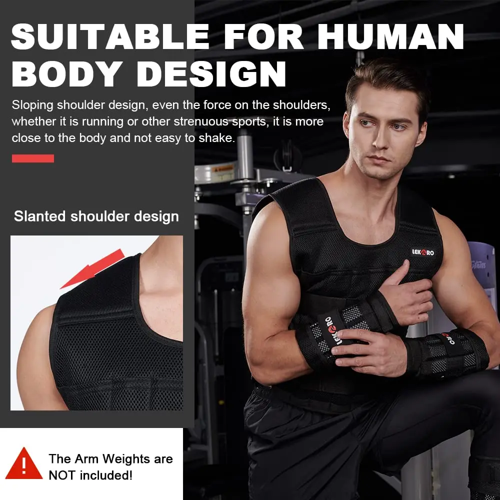 20kg Weight-Bearing Vest With Adjustable Weight Lead Block Running Weight-Bearing Strength Enhanced Weight-Bearing Equipment