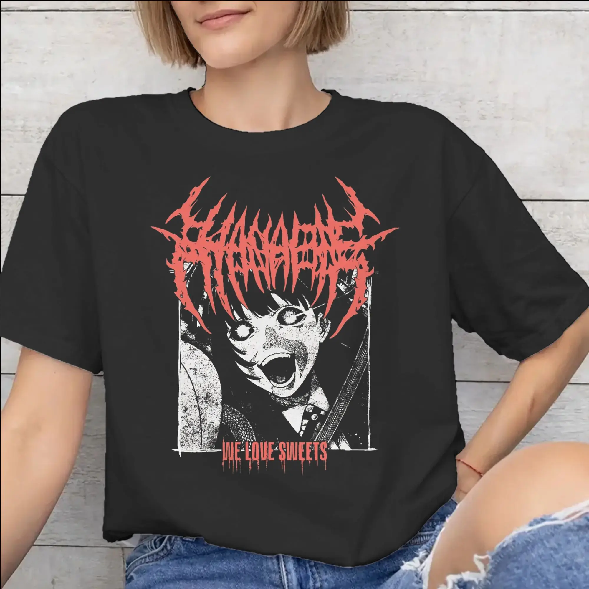 Hanabie Band  Merch Unisex T Shirts Pure Cotton Tee Print  Tops T-shirt