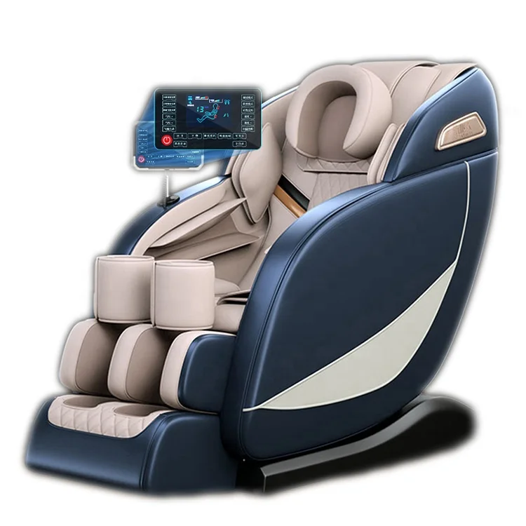 

Luxury Shiatsu Zero Gravity Massager Chair SL Track 4D Body Massager Chair Touch Massage Chair