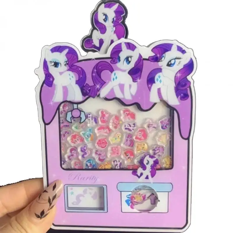 Kawaii Anime My Little Pony Rarity Rainbow Dash Acrylic Twister Cute Cartoon Twilight Sparkle Fluttershy Shaker Toys Girls Gifts