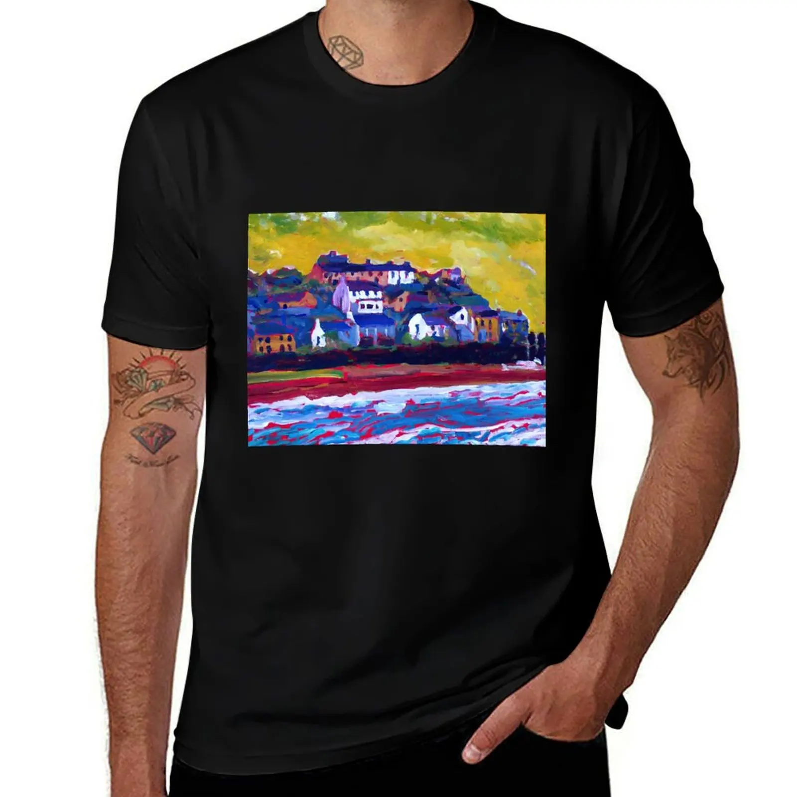 Youghal (County Cork, Ireland) T-Shirt Quick Dry Light Sports T-Shirt
