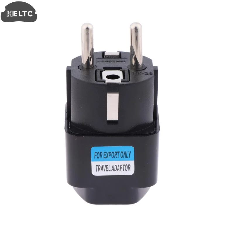 PC copper 2 In 1 Black Copper AU UK US To EU Universal Germany France Indonesia South Korea Russia Travel Plug Adapter Type E/F