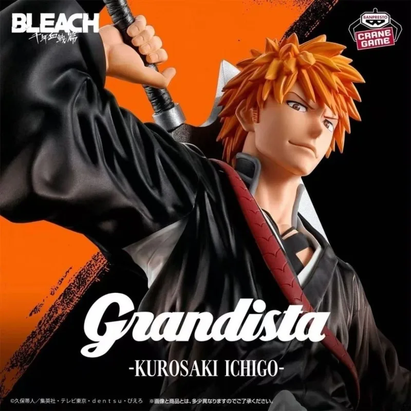 

Оригинальные фигурки Bandai Namco Bleach Grandista Ichigo Kurosaki из ПВХ, коллекционные игрушки Figuarts для декора