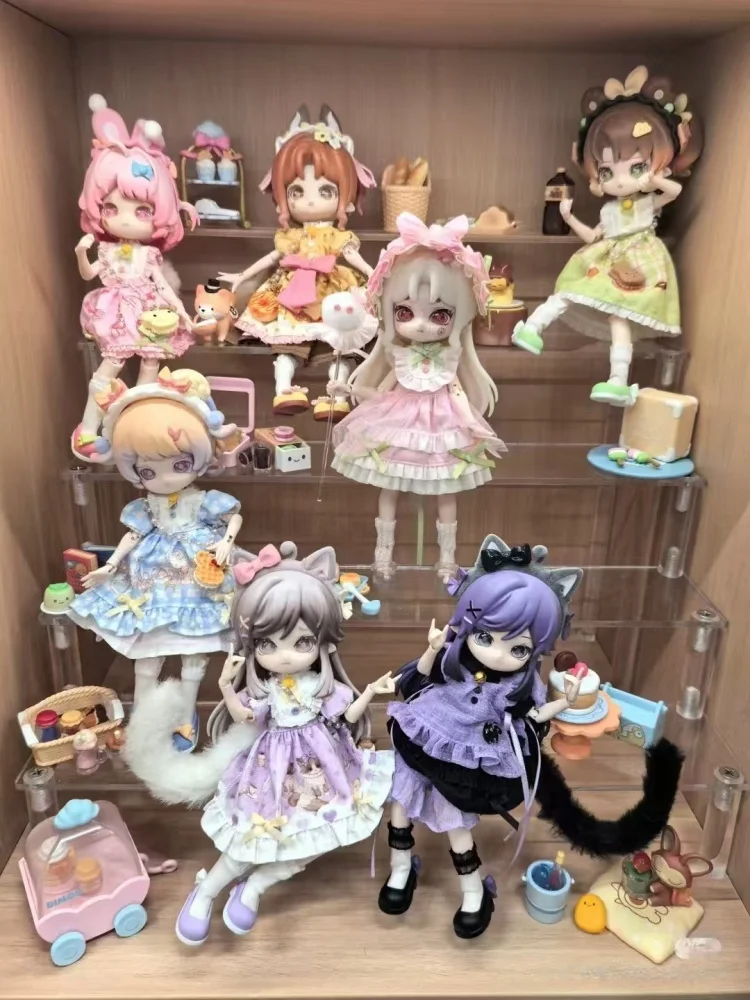 جديد Come4free Miniy سلسلة كتب الغابة Ob11 1/12 Bjd 20 سنتيمتر دمية مشتركة متحركة شخصيات كرتونية دمى صندوق غامض هدايا للأولاد والبنات