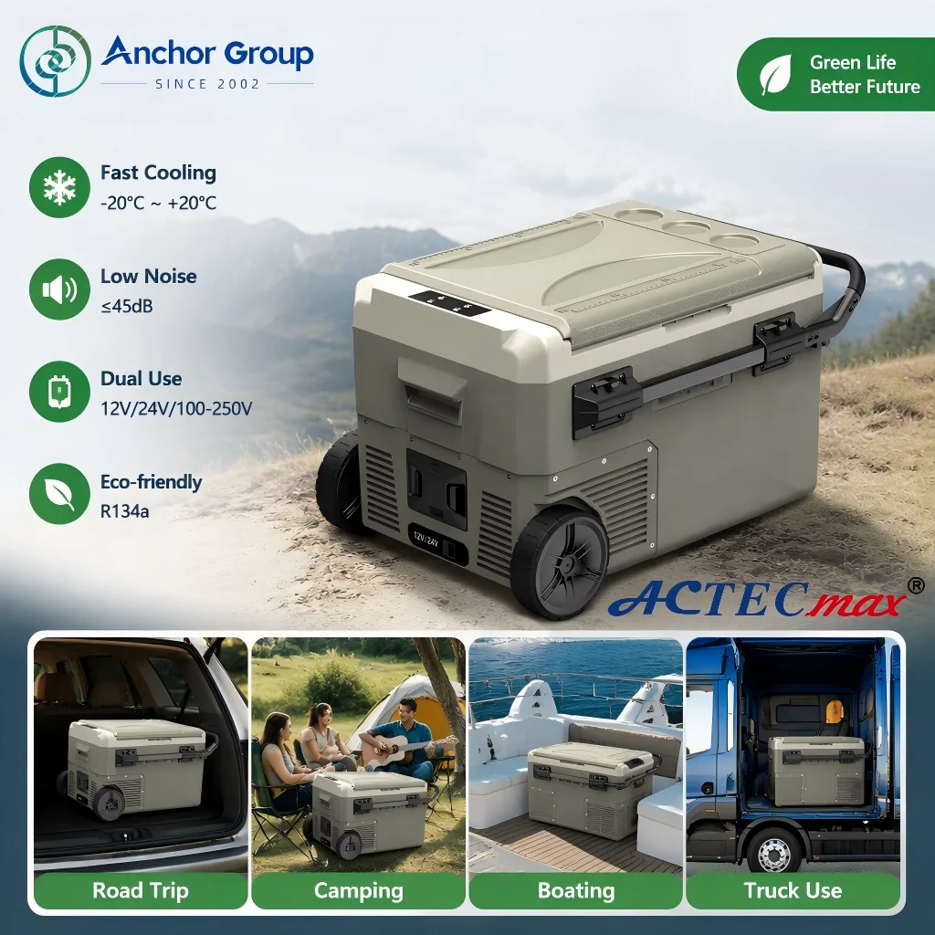 35L 45L 55L Portable Vehicle Refrigerator Ice Maker Plastic Construction Compressor Cooling For RV/Truck/Mini Car Fridge Freezer