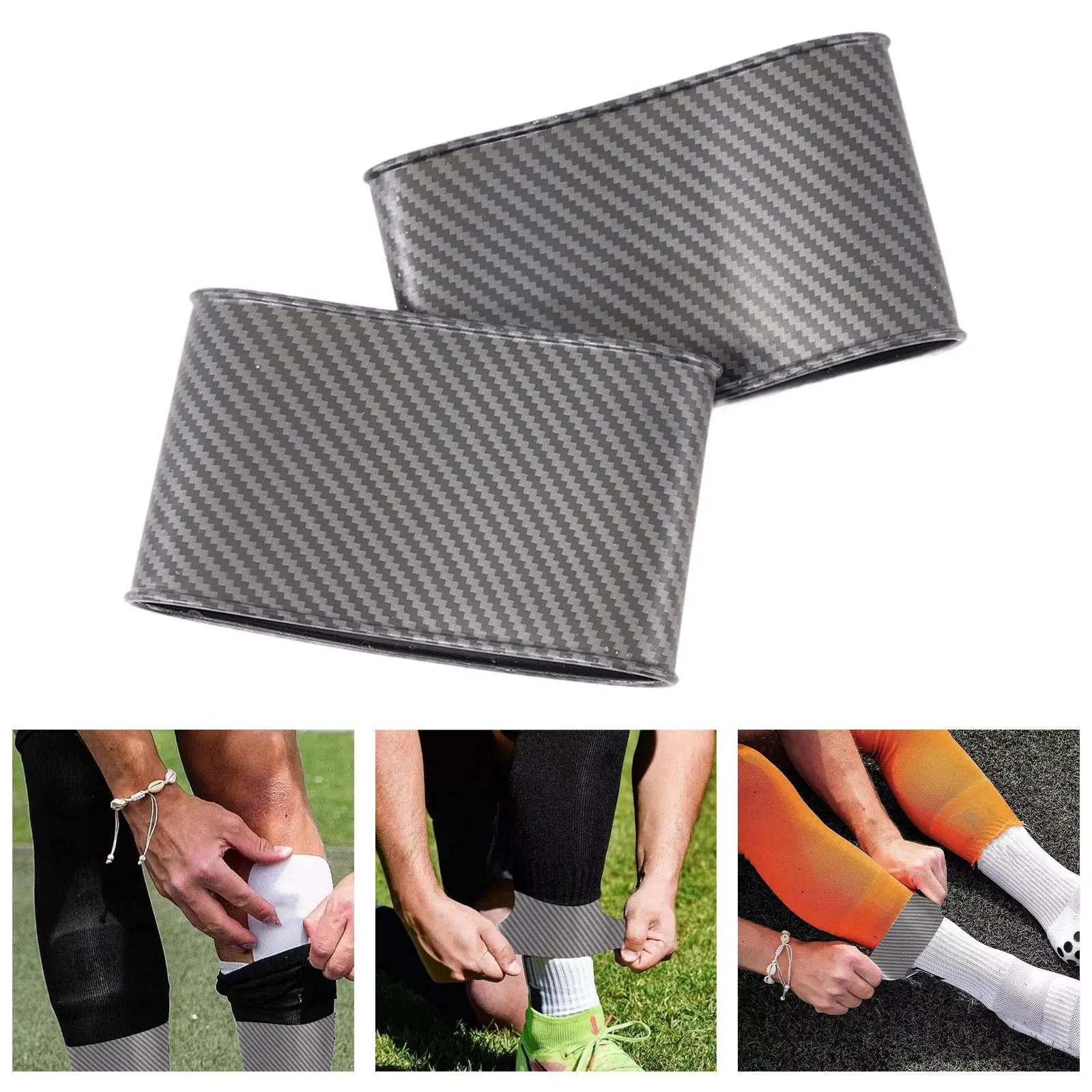 

Shin Guard Straps, Silicone Shin Pad Holder, Comfortable Practical