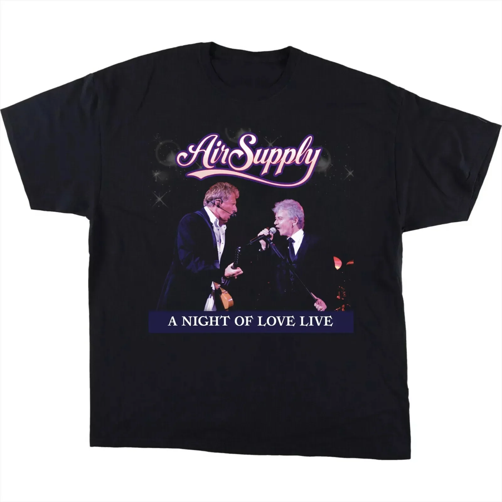 Air Supply Band A Night Of Love Live T Shirt Full Size S-5XL SS941