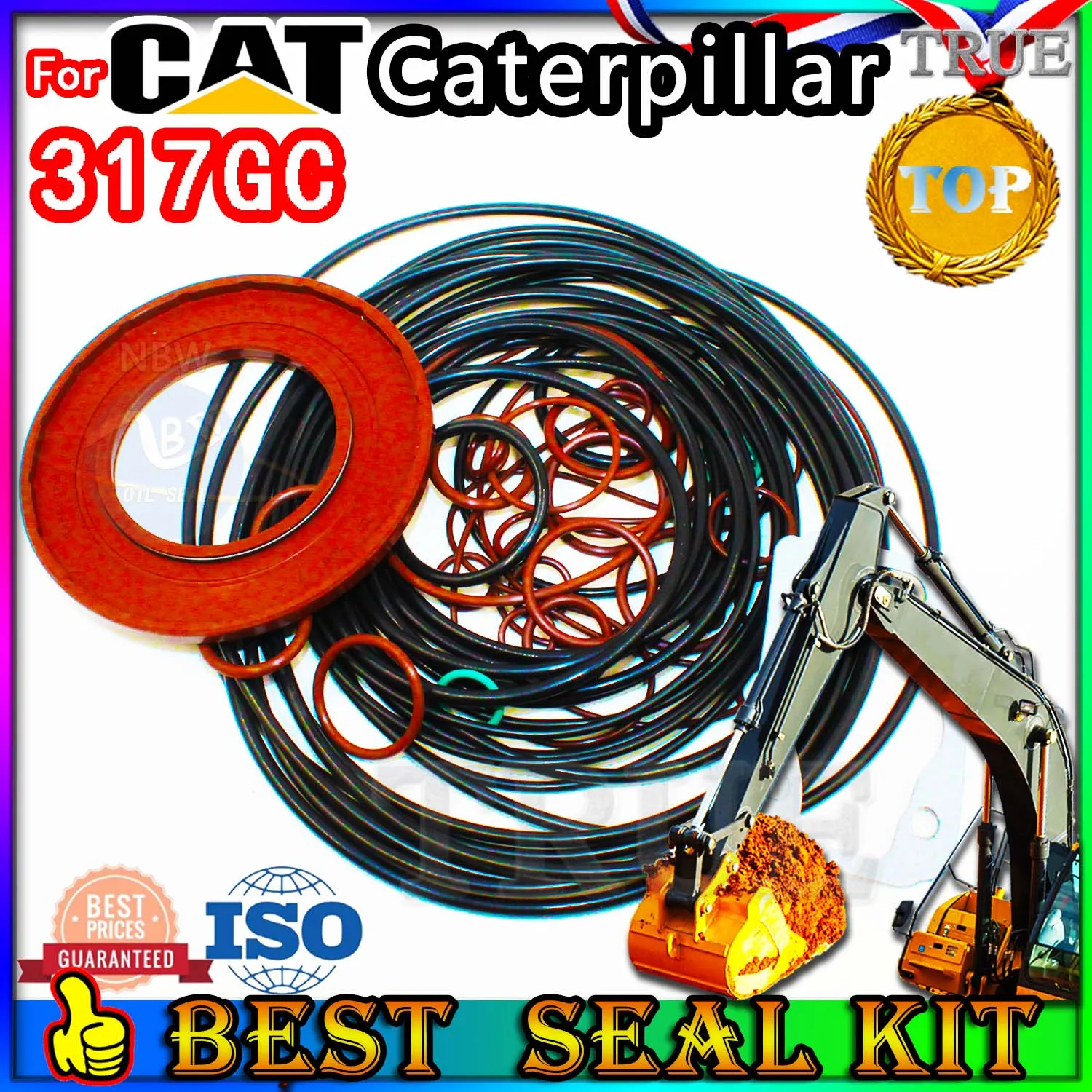 

For Caterpillar 317GC Oil Seal Repair Kit CAT Boom Arm Bucket Excavator Hydraulic Cylinder Manufacturers Fix Best Reliable Mend