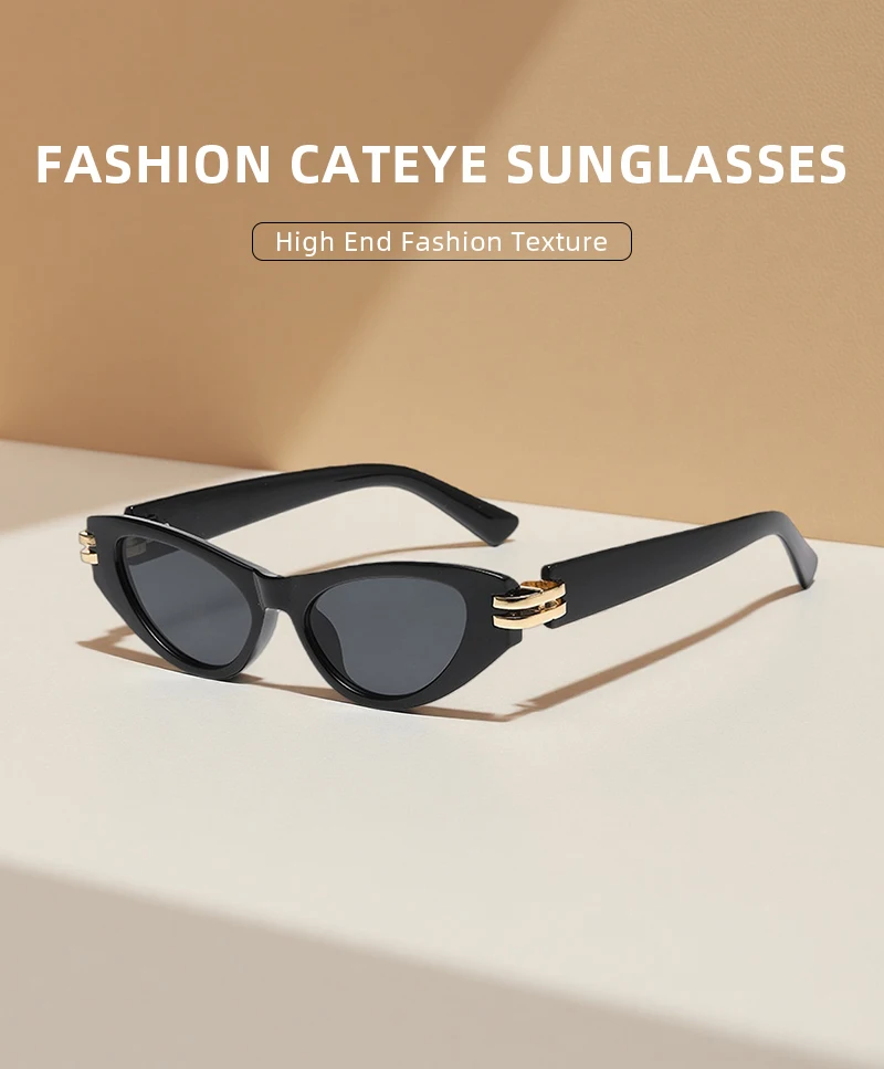 Hochwertige Cat Eye Damen-Sonnenbrille, klassische Damen-Sonnenbrille, modisch, Outdoor, Reisen, Fahren, UV400 – Detail 3