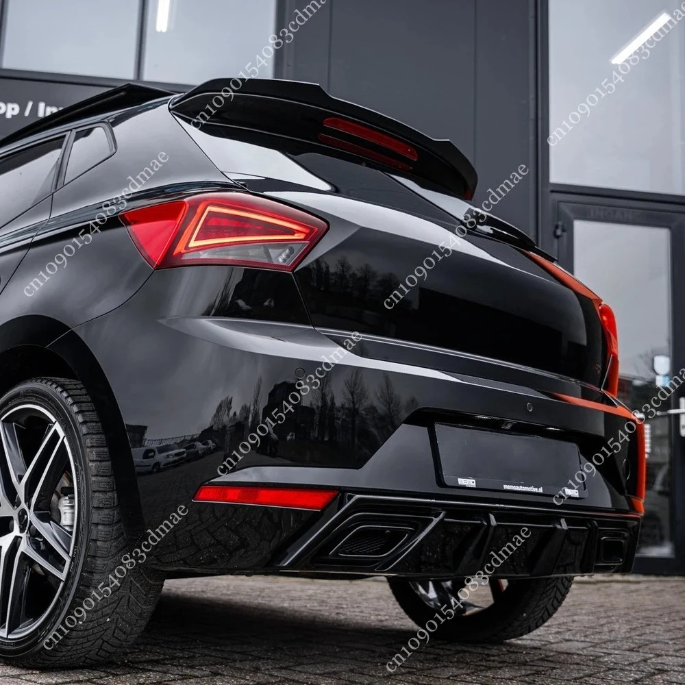 Rear Spoiler Wing For Seat Ibiza Mk5 FR & Standard 2017-2025 Hatchback Custom Roof Wing Boot Lip Splitter Decoration Gloss Black - view 2