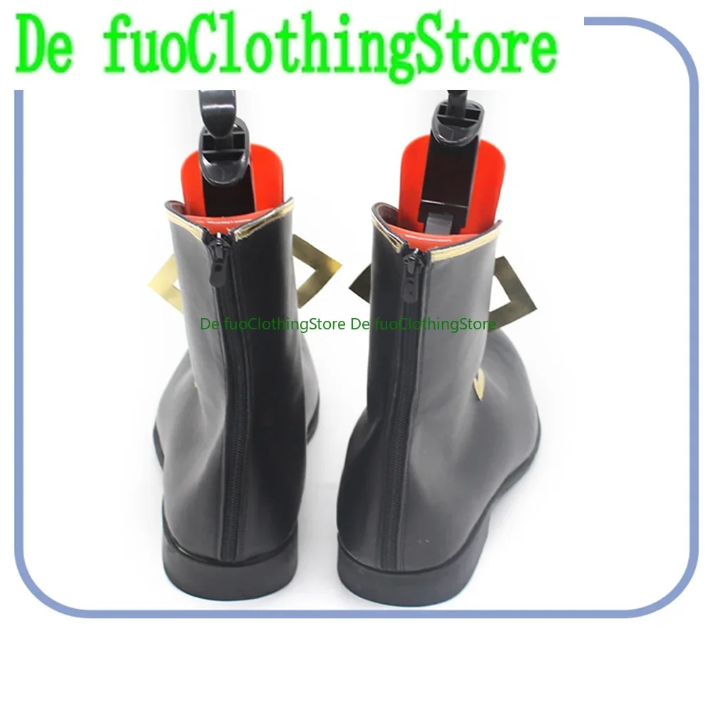 Defuo Genshin Impact Madame Ping أحذية كوسبلاي أحذية لعبة أنيمي كرنفال حفلة الهالوين عيد الميلاد متجر الأحذية