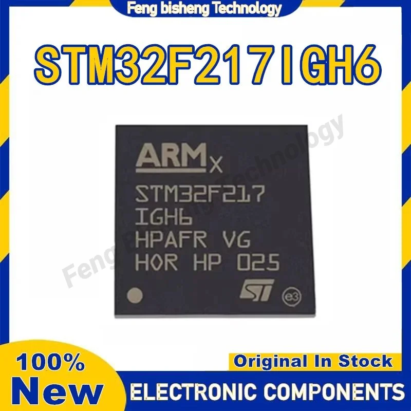 

STM32F217IGH6 UFBGA176 32-bit Microcontroller Chip in stock