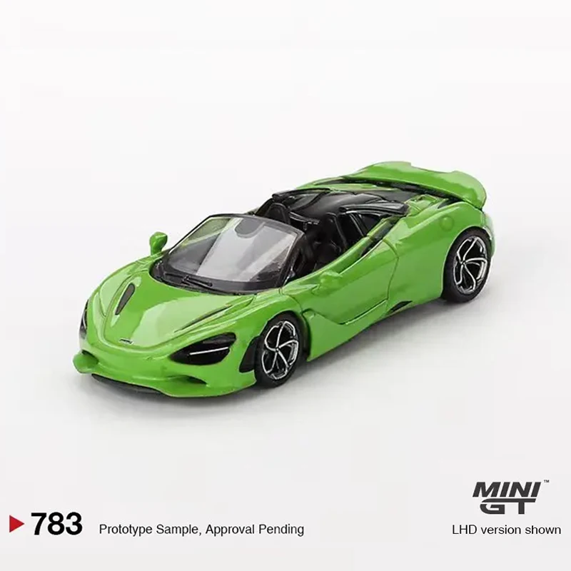 In Stock MINIGT 783 750S Spider Mantis Green 1:64 Diecast Diorama Model Collection Toys