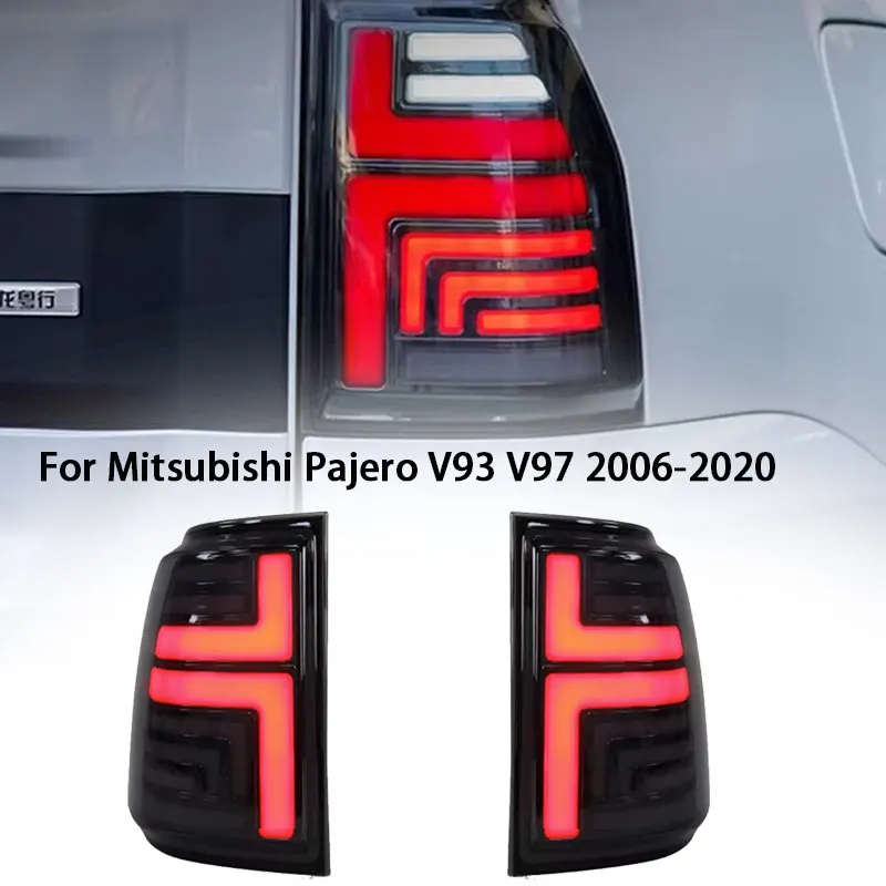 

Задний фонарь для Mitsubishi Pajero v93 v97, светодиодный задний фонарь 2006-2020 V97, задний противотуманный тормоз, сигнал поворота, автомобильные аксессуары