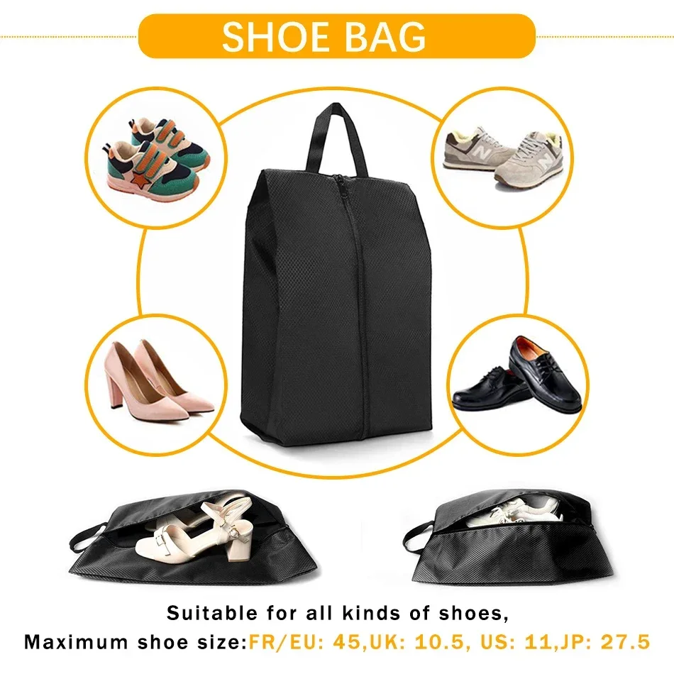 Travel Bag Double-layer compression Packing Cubes Accessories Organizer Luggage Portable Folding Suitcase Shoe Bag Storage Pouch