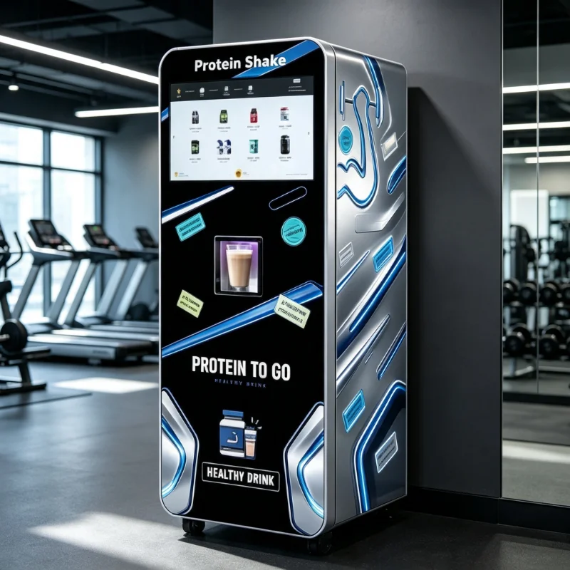 Nutrition Fitness Center - Protein Nutrition Station Custom Self-Service Fitness