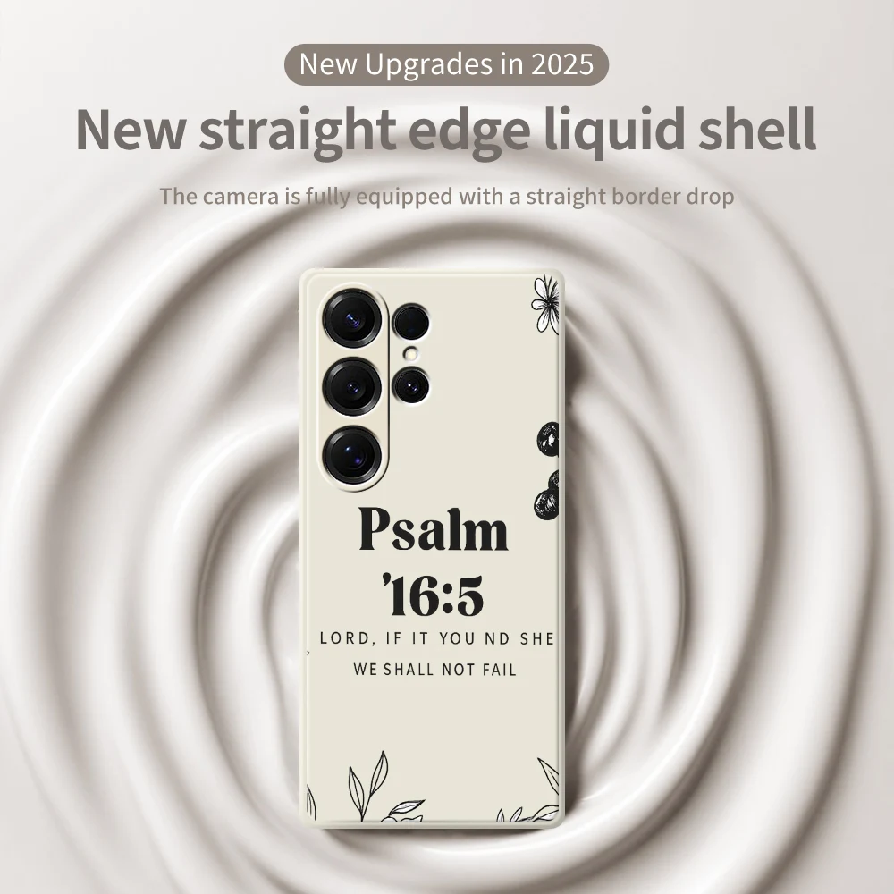 Funda de teléfono estilo palabra para Samsung Galaxy S25 S24 S23 S22 S21 S20 Ultra Plus S23 FE S21FE S20FE S10 Plus funda de silicona a prueba de golpes