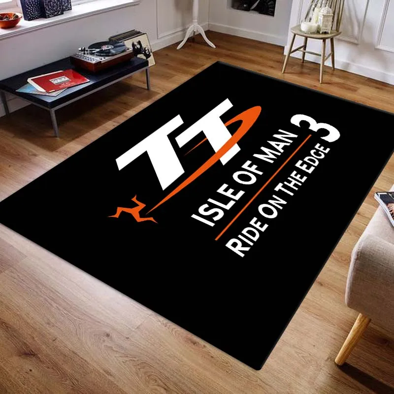 Isle of Man TT Carpets and Rug Motorcycle competition Carpet Living Room Bedroom Decorate Large Area Soft Carpet Kids Room Rug