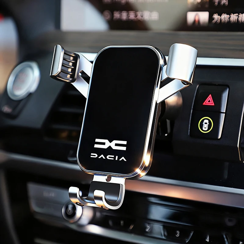 Support Téléphone Voiture Pour Dacia Sandero II Stepway 2012-2020 - Fixation Aux Grilles D'Aération, Rotule 360°