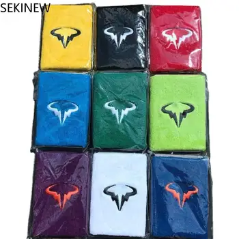 Suor respirável-Pulseira absorvente para esportes, suporte de pulso, algodão, envoltório de pulso, tênis, ioga, ciclismo, tênis, 1pc