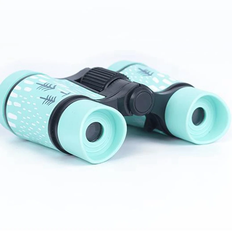 Children's Telescope 4 X 30 Color Rubber Handle Anti-Skid Children's Toy Binoculars Gifts Outdoor