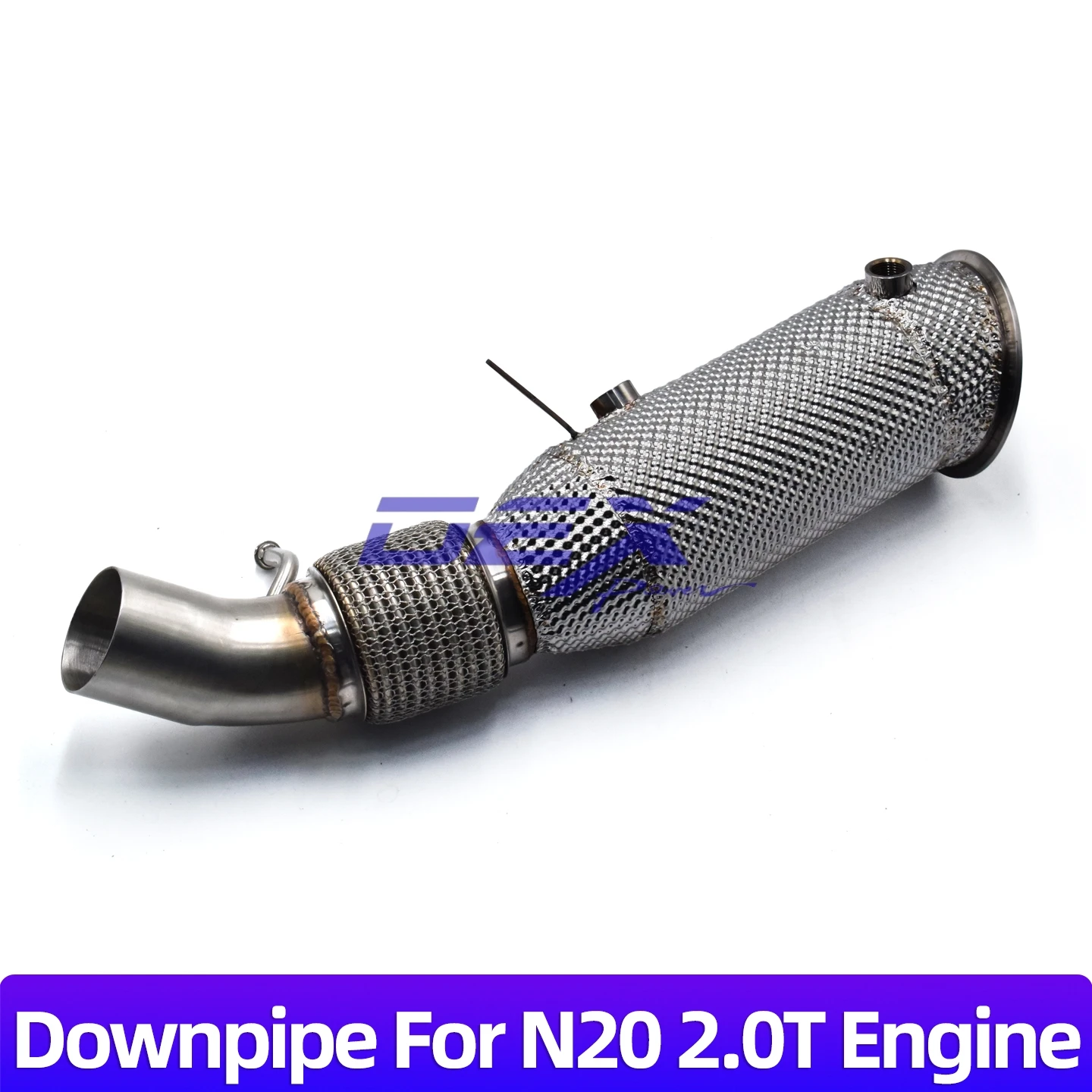 DEX Downpipe F30 320i 328i F10 520i 528i N20 2.0T Engine 304 Stainless Steel With Heat Shield High Performance Exhaust Down Pipe