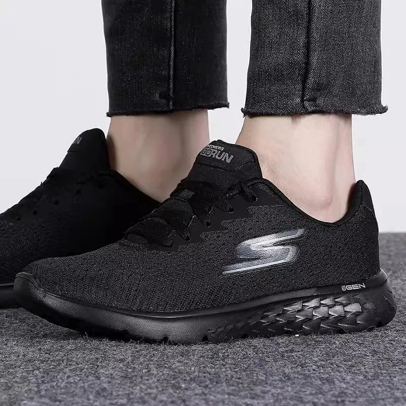 Buty damskie Skechers letnie nowe, oddychające, lekkie buty do biegania z siateczki