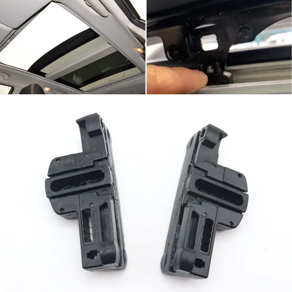 

1 Pair Sunproof Glass Rail Slideway Clip Skylight Ceiling Slider Bracket 918062605R For For Renault Koleos HY 2008-2016