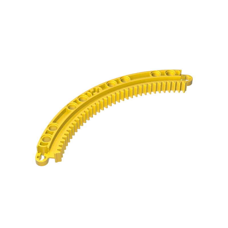Gobricks 10 قطعة 24121 الطوب تكنولوجيا والعتاد الرف 1/4 دائرة 11x11 أجزاء 35 الأسنان متوافق MOC بنة الكبار الاطفال لتقوم بها بنفسك نموذج