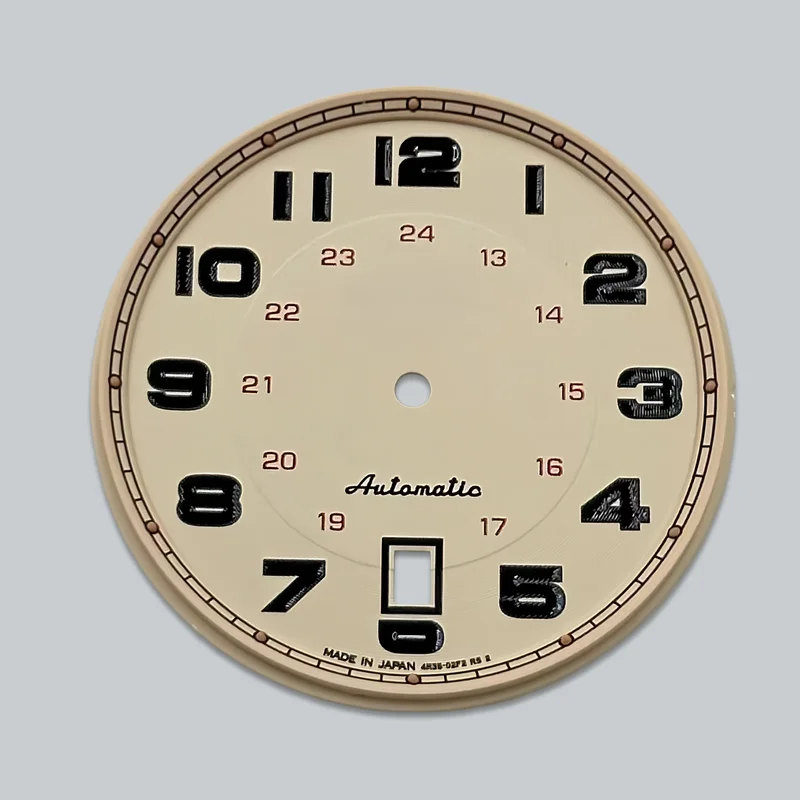36mm NH35 Dial S Dial Vintage No-Lume Dial for NH35 Movement Mechanical Watch Modification Parts