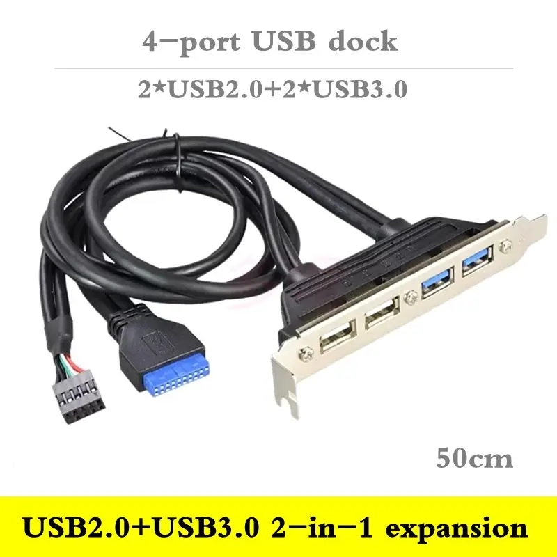 yZ[z50cm 2-in-1 g{[h USB 3.0+USB 2.0 V[V PCI gJ[h 2 |[g 2.0+2 |[g 3.0 fA C^[tFCX