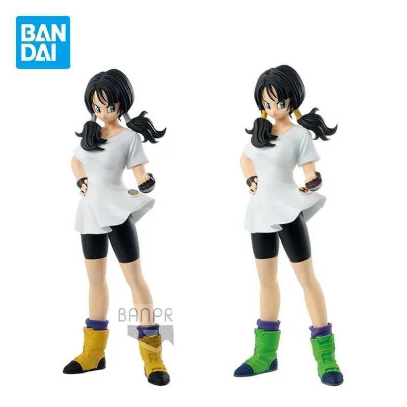 

Bandai Genuine Dragon Ball Z Anime Videl Action Figures Collectible Model Glamour Shine Ornaments Doll Toys Gifts for Kids